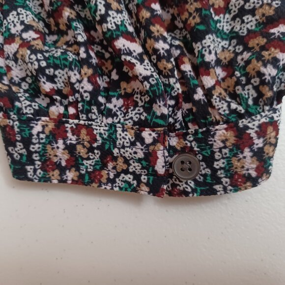 Women's Ann Taylor Lightweight Floral Print Long Sleeve Size Large - Picture 9 of 10